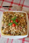Food_Spaghetti_broccoli_salsiccia_al forno